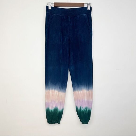 Wildfox Hadley Tie Dye Sweatpant Jogger Blue Green Size XS - Picture 6 of 13